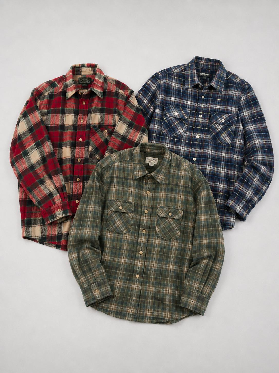 40x Flannel Shirts